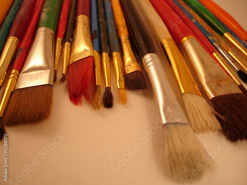 Used Paint Brushes
