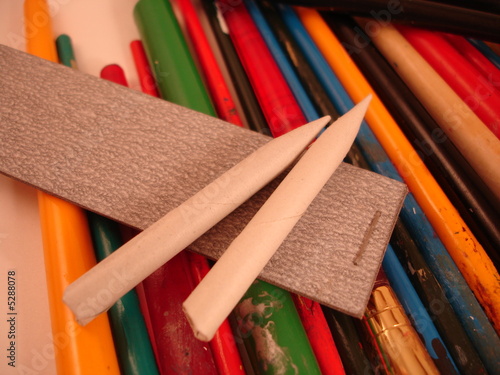 Artistic Drawing Tools Close Up
