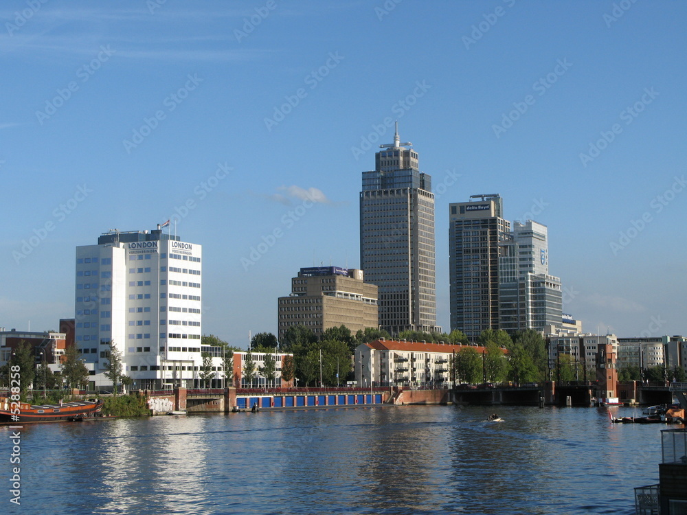 Obraz premium Skyline Amsterdam