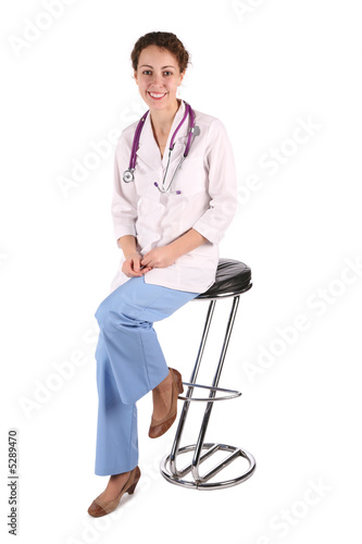 hospital nurse sit