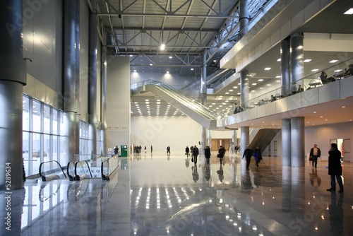 Hall in business center Fototapeta