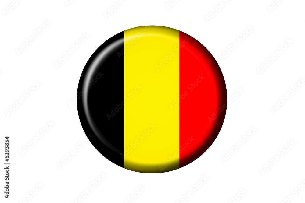 Belgien Flaggen Knopf