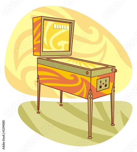 Retro games pinball machine