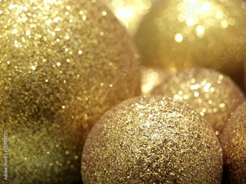 Gold baubles
