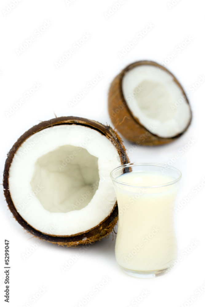 Coconut and milk Coconut and milk