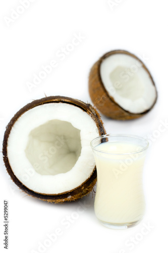 Coconut and milk