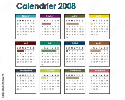 Calendrier 2008