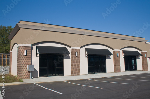 brick accents commercial mall