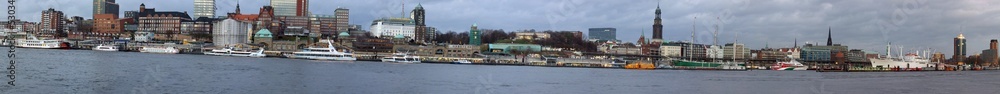 Hafenpanorama Hamburg