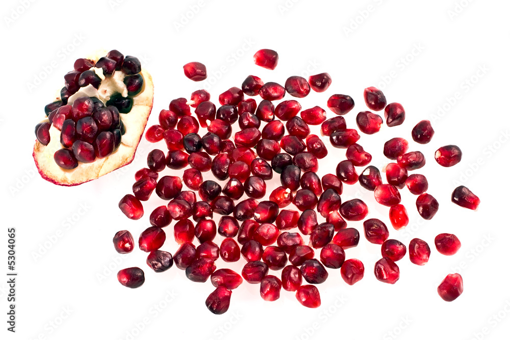 Grains of a pomegranate Grains of a pomegranate