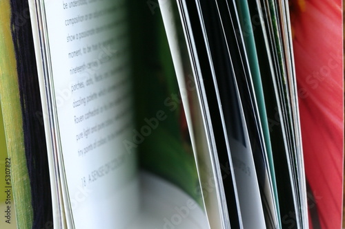 Pretty pages of a book