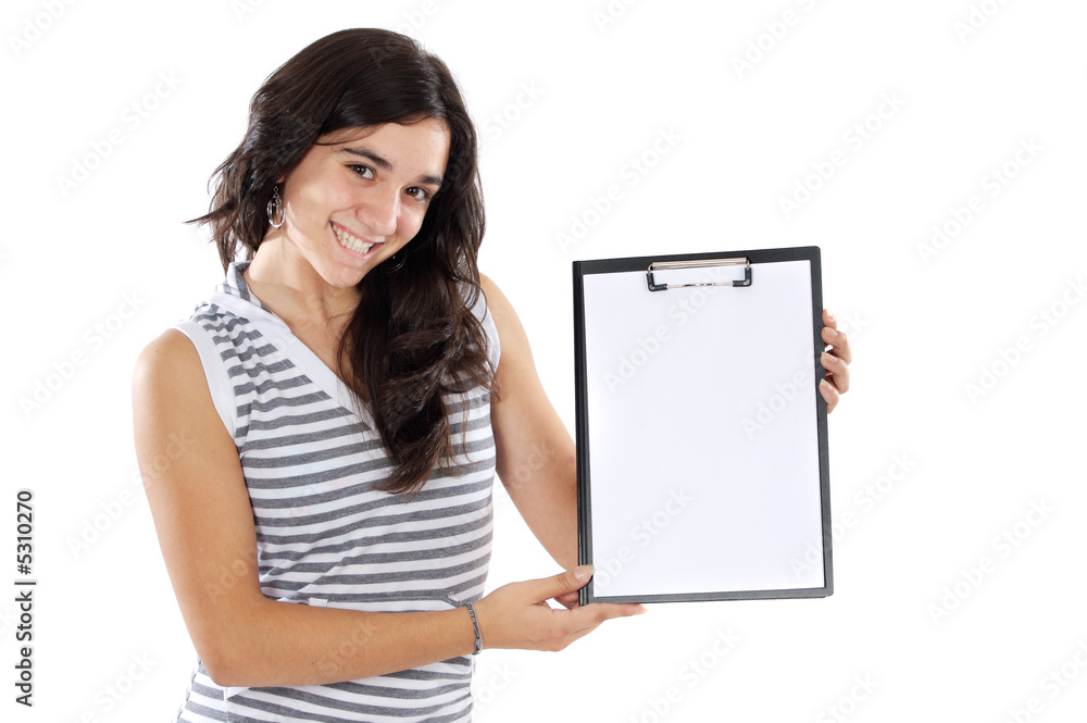 teen whit clipboard teen whit clipboard