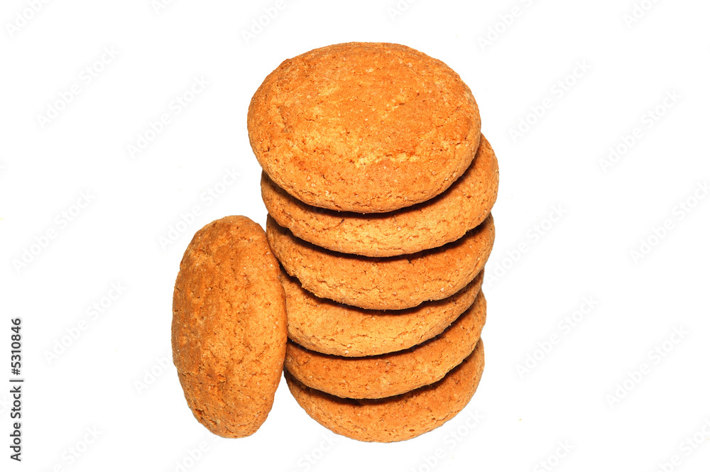 Baking, pastry isolated on a white background.