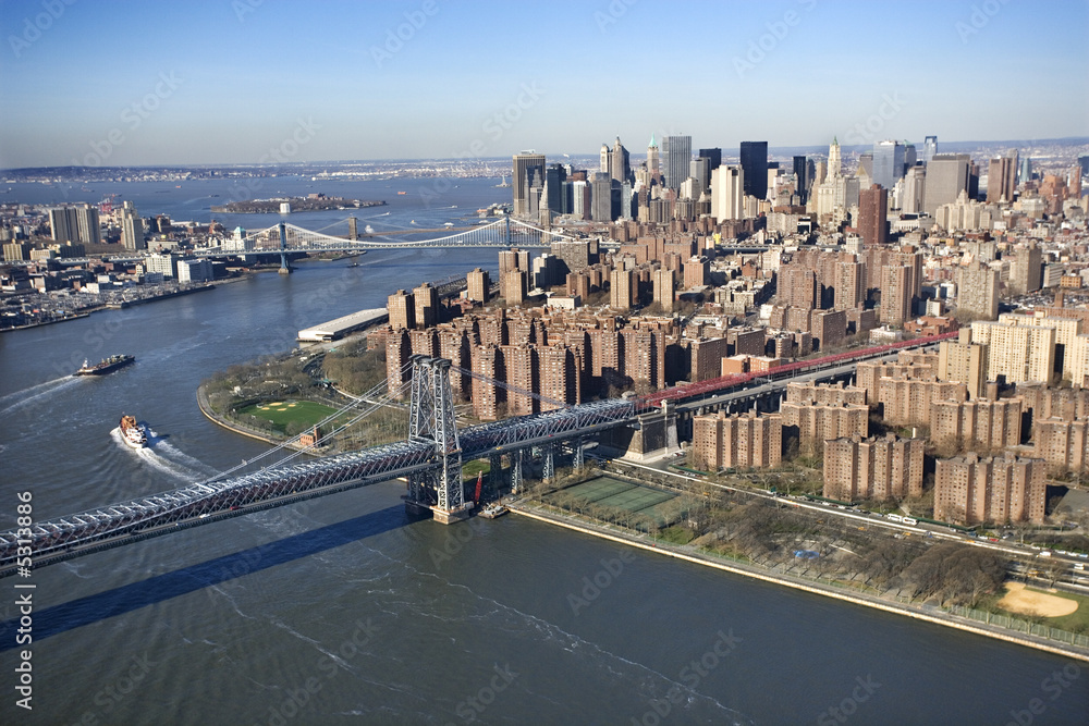 Obraz premium Williamsburg Bridge, NYC.