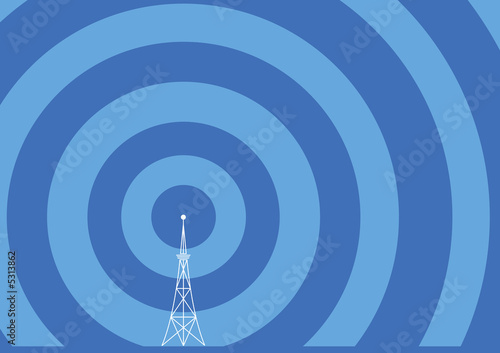 broadcast tower illustration