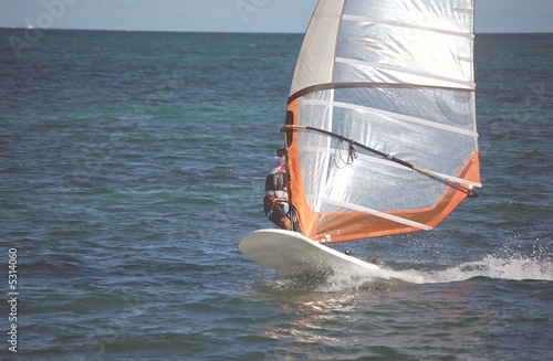Atlantic Ocean Windsurfer