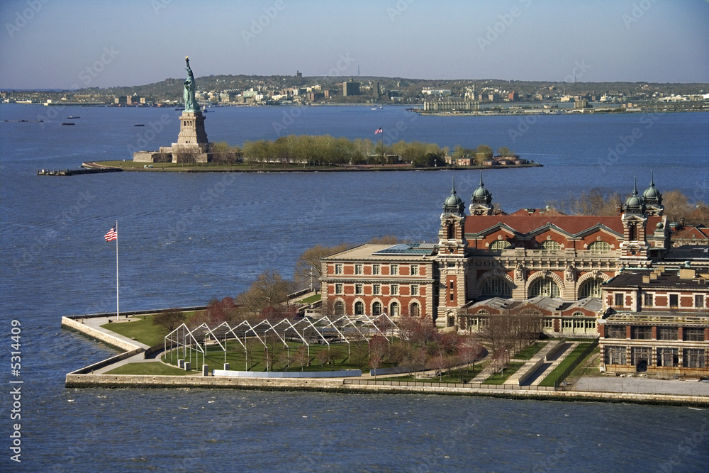 Obraz premium Ellis Island.