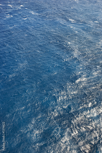 Blue sea water. © iofoto