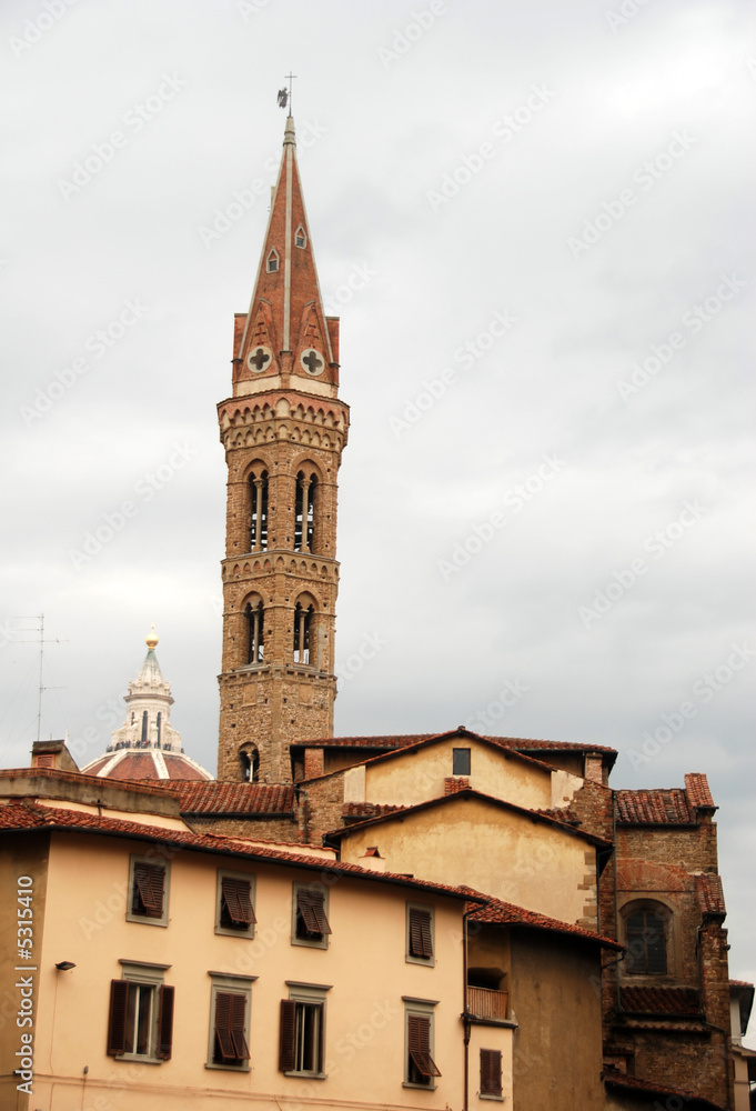 Traditional architecture in Florence Italy