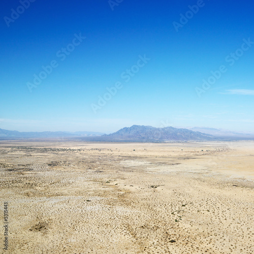 Desert and mountains.