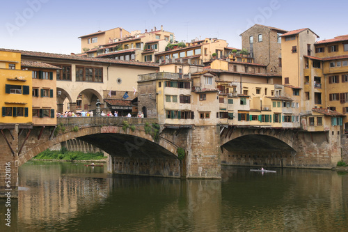 Beautiful Ponte Vecchio bridge, Florence, Italy