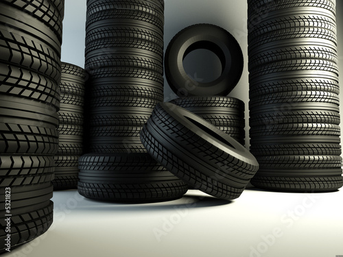 Obraz na płótnie tyres group