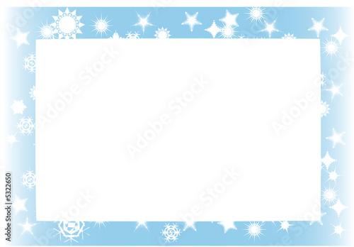 snowstorm background frame