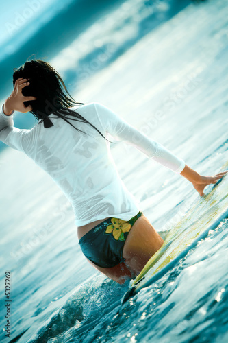 sexy surf girl
