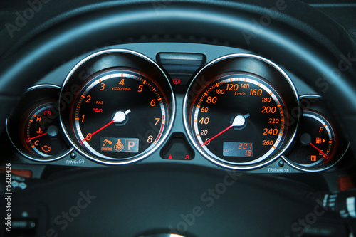 Obraz na plátně car dashboard