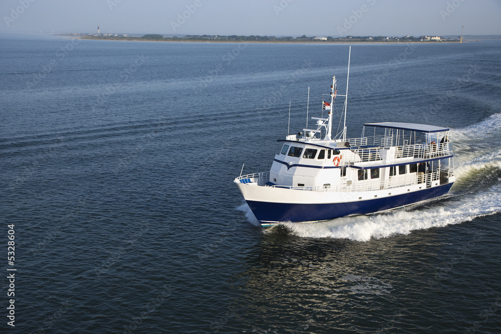 Passenger ferry boat.