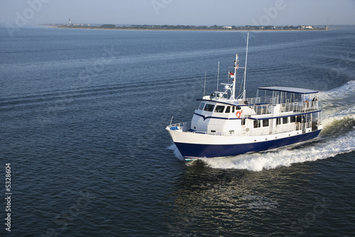 Passenger ferry boat.