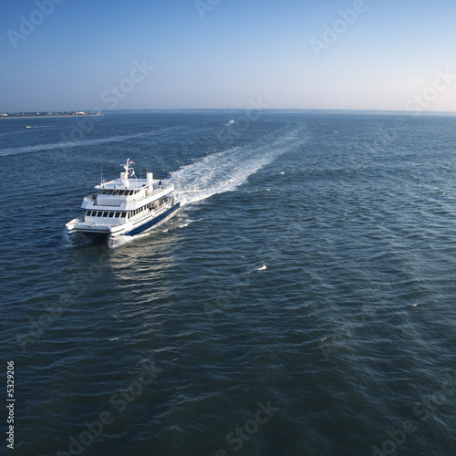 Passenger ferry boat.