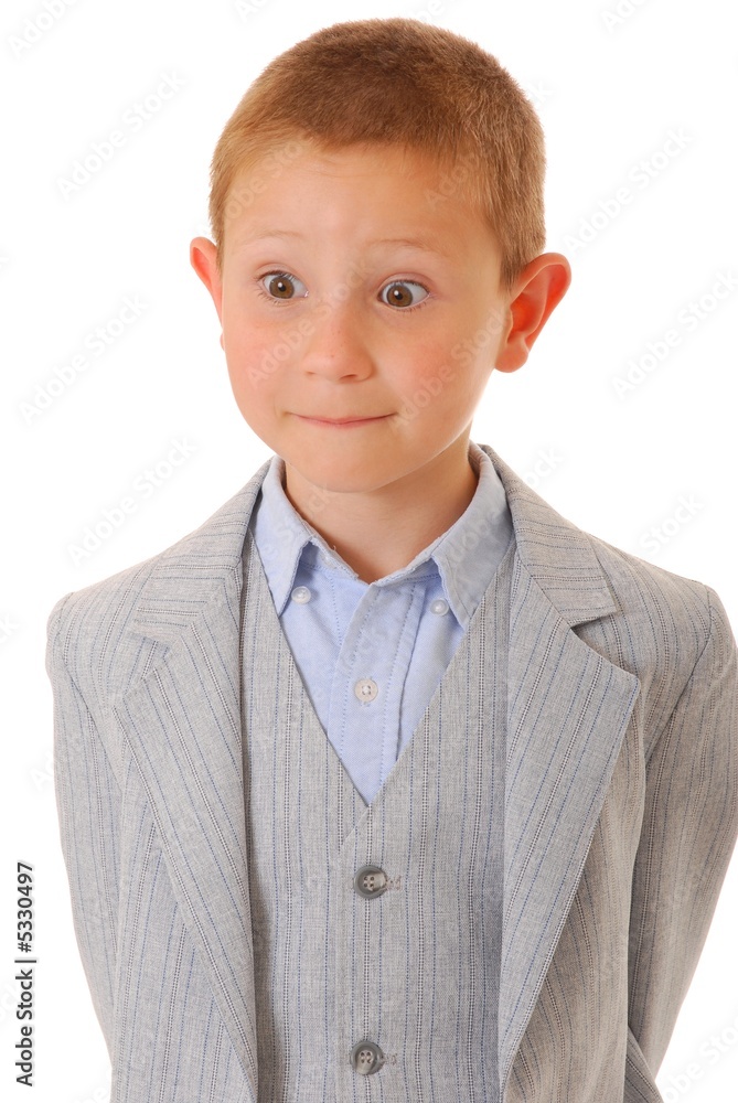 Boy Businessman Boy Businessman