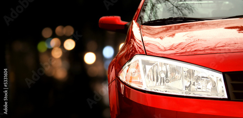 Red car