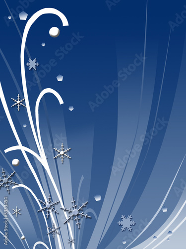 Abstract winter design