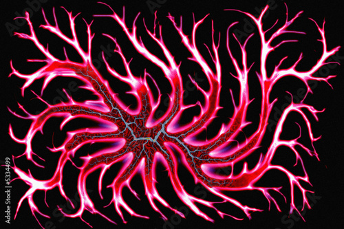 illustration of imaginary organic organism or cell 2