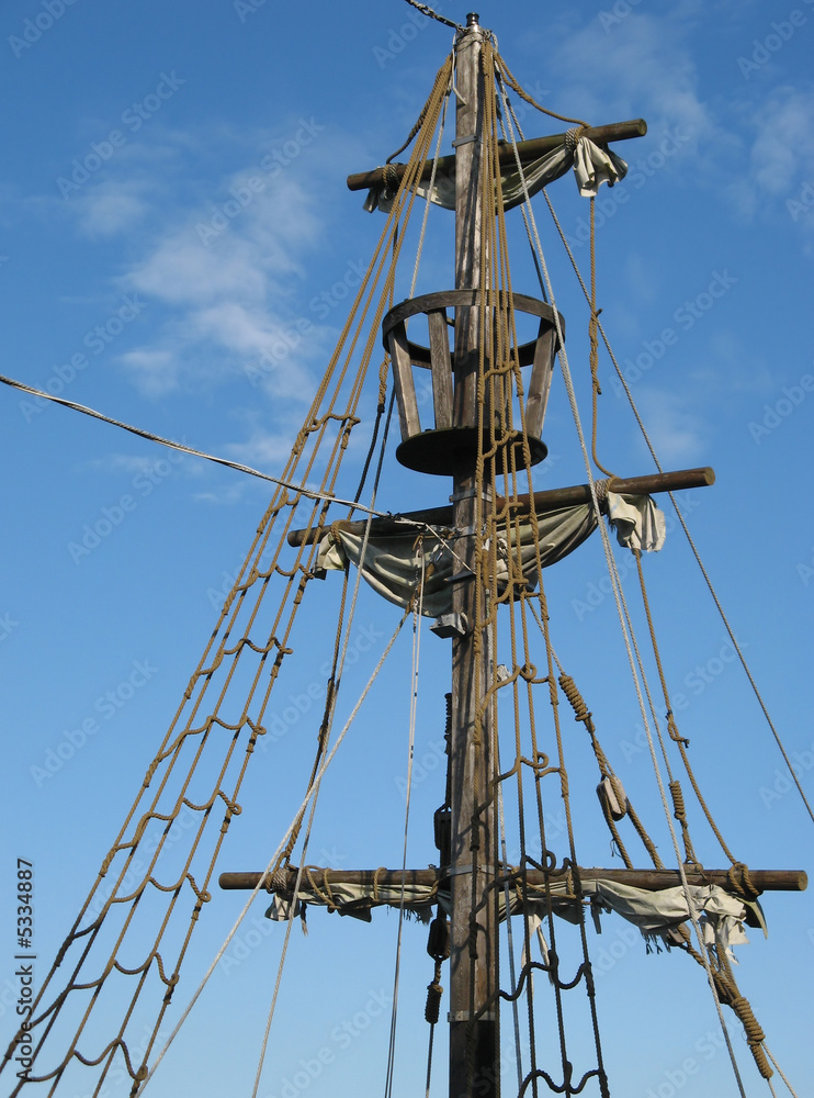 Naklejka premium Pirates Mast