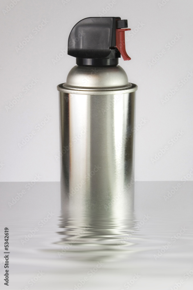 White Spray Bottle and black cover White Spray Bottle and black cover
