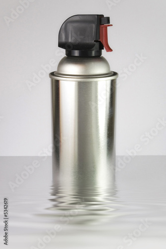 White Spray Bottle and black cover