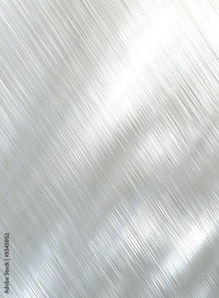 Fototapeta premium highly polished and reflective stainless steel background