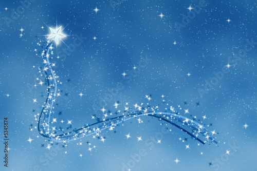 Canvas Print wishing star