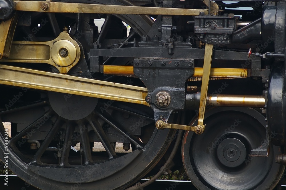 Steam Locomotive Close-Up