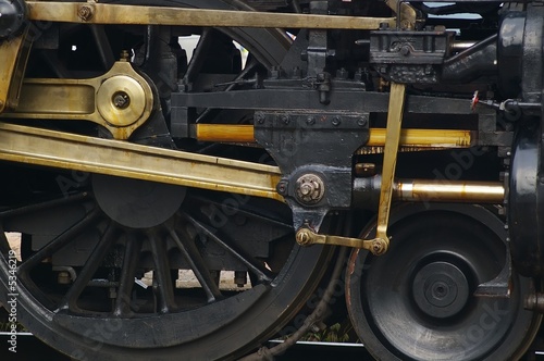 Wallpaper Mural Steam Locomotive Close-Up Torontodigital.ca