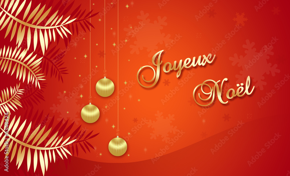 Naklejka premium Noël