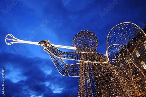 Christmas Angel on Old Town Square in Prague