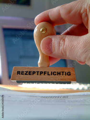 Stempel Rezeptpflichtig