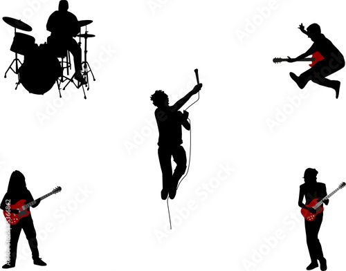 rock band illustration
