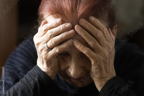 senior in bad condition 