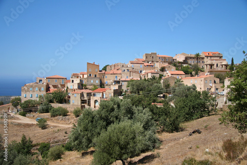 Village de Pigna en Corse © Guillaume Besnard