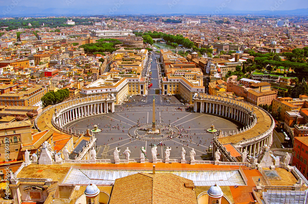 Obraz premium Rome's bird view